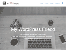 Tablet Screenshot of mywpfriend.com